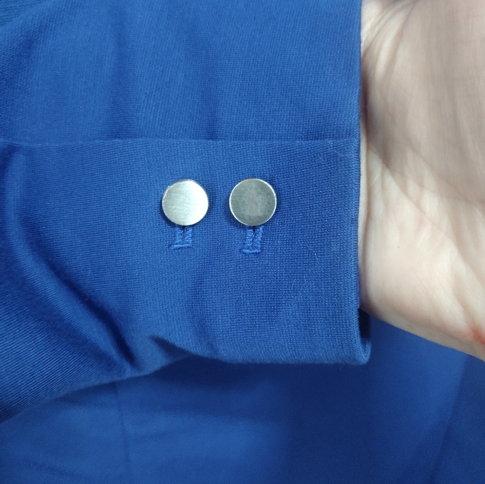 Banana Republic Royal Blue Single-Button Blazer Size 4 - Picture 4 of 8